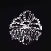 Coroas de meninas com strass casamento jóias nupcial headpieces festa de aniversário performance festa de cristal tiaras acessórios # BW-T057