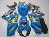 Kit de carenagem venda quente para Suzuki GSXR1000 07 08 carenagem azul preto GSXR1000 2007 2008 VG52