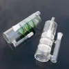 Hookahs wulkanu szklana kokater recyklingowy Three Ashcatcher 14 mm 18 mm męski adapter dla szklanej wody bong i rura wodna Bong GL83