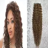 Extensions de cheveux de bande de trame de peau bouclée profonde Double Drawn 100g 40pcs Tape In Human Hair-Extensions-Adhésif Vierge Cheveux Brésiliens Livraison Gratuite