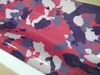 2018 Red Urban Night Camo Vinyl for Car Wrap Couping with Air Bubble Snow Camouflage Graphics Sticker Sticker Sticker 152x10M20M7528407