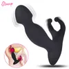 10 vitesses Vibrant Anal sex toys Prostate Massager Anal Butt Plug Dildo Vibrator retarder l'éjaculation Anneaux Adult sex toys pour hommes Y1890804