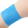 1 Roll Färgglada självhäftande Ankle Finger Muskler Vård Elastisk Slöjband Sport Handledsstöd