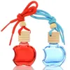 クリスタルガラス香水ペンダントカースタイルオート飾りカラフルな空のためのエッセンシャルオイルカー香水瓶F1159