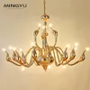 Nordisk stil Post Modern Lamp Iron Art Chandeliers for Home Decor Simple Light Luxury Creative Swan Shaped Hanging Ceilin274C