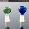 Glass Bong Dab Rigs 2 레이어 워터 파이프 두꺼운 그릇 담크 쿼터 뱅거 봉