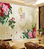 3D Curtains European style Marble Window Ccurtain Living room Printing Blackout Photo Curtain