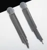 new Hot style earrings wholesale fashion metal simple circular fringe temperament ear nail fashion personality sales