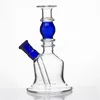 Verre Banger Hanger Pipes à eau 6.2" Mini Bubbler Hookah Ash Catcher Bong + Bol en verre gratuit