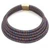 Ny samma design Kim Kardashian Collar Choker Halsband för kvinnors uttalande smycken Maxi Halsband Boho Accessories256J9871962