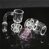 Fumer Quartz Terps Vide Banger avec bouchon de carb OD 25mm Nail Dabber Domeless Terp Slurper Up Oil Bangers pour Pipes à Eau Rig