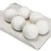 Wool Dryer Balls Laundry Products Premium Reusable Natural Fabric Softener 2.75inch Static Reduces Helps Dry Clothes in Laundrys quicker