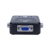 Freeshipping All-in-One Mini 2 Portar KVM Manuell switch Box Adapter W USB-kontakt