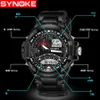 SYNOKE MENS SPORTS Watchs Military Luxury LED Digital Digital Wist Montre résistante à la mode étanche Relojes 678766478789