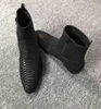 2018 botas de couro de impressão de pele de cobra de couro matt tornozelo botas de festa sapatos masculinos zip up motocicletas botas de homens