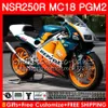 Bodys For HONDA NSR250R MC16 MC18 PGM2 NS250 88 89 78HM.59 NSR 250 R NSR250 R RR NSR250RR NSR 250R 88 89 1988 1989 Fairing Kit Repsol NEW