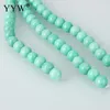 Perles d'amazonite en pierre naturelle de 8mm perles rondes en vrac 6mm 8mm 10mm 12mm pour la fabrication de bijoux collier bracelet à bricoler soi-même