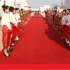 Red Wedding Centerpieces Carpet Aisle Runner 1 Meter wide 20M long T Station Decoration Wedding Favors Carpets Free Shipping