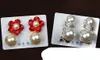 Random Mix 15 Style 15PairSlot Delicate Crystal Pearl Earrings Starfish Pearl Gemstone Dingle Earrings Fit Girl Madam5834011