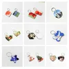 sublimation mdf keychains heart round rectangle square ellipse key ring for hot transfer printing DIY blank material wholesales