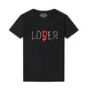 ZSIIBO NOWOŚĆ film Losers Club T Shirt Casual Men Men Botton Loser Loser Loser Inspirował Topy koszulki NVTX967462222