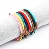 Ailatu Moda Estate Sandbeach Gioielli All'ingrosso 10 pz/lotto Multicolor Intrecciare A Mano Macrame Braccialetti Nuovo Braccialetto Per Il Regalo