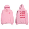 Hip Hop Boodies Mężczyźni Czuję się jak Pablo West Streetwear Blushirts Letter Print Hoodie Club