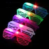 Shutters LED Glow glasses concert cheer Halloween props party costumekids luminous glasses Led lighted up Toy Christmas gifts