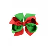 Bowknot Shaped Шпилька симпатичные Multi цвета полиэстер Лента заколка для детей Дети с Рождеством украшения аксессуары для волос 1 2yl BB