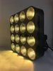 4 sztuk / partia Stage Light 16x30W LED Disco Light Matrix Panel Blinki 4x4 3w1 RGB LED Matrix Light wiązka z Float