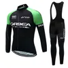 ORBEA Team Maglia da ciclismo da uomo Set Primavera / Autunno Camicia a maniche lunghe Pantaloni con bretelle Kit mtb Abiti da bici Uniforme da bicicletta da corsa Tuta sportiva da esterno Ropa Ciclismo Y23022403