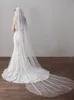 New Long Bridal Veil With Cut Edge Two Tiers Tulle Hotselling Wedding Veil Cathedral Length BW-V615