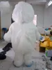 2018 Hot sale Long white plush monster Halloween costume mascot costume costume dinosaur dress