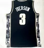 Popularny 2020 Mężczyźni Ewing 33 Iverson 3 Sklep wentylatorski Online Yakuda Georgetown College Koszykówka Jersey Sport Trener College Koszykówka Nosić Yakuda