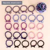 24pcs / box einfaches Haar-Seil Hairband Damen-buntes Haar-Gummiband-Band-elastisches Schnur-Haar-Zusätze Wholesale freies Verschiffen 0762WH