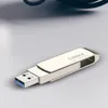 Gümüş Dikdörtgen USB Flash Sürücü 3.0 Yüksek Hızlı USB Stick USB Memory Stick Cusigle CS328 Gerçek Kapasite için