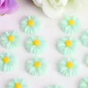 100pcs 로트 20mm 믹스 컬러 chrysanthemum 혼합 색상 플랫 백 스크랩북 장미 꽃 피팅 전화 DIY 비드 jewelr354k