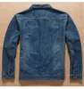 Plus storlek 8XL 7XL 6XL Mäns Denim Jackor Trend Fashion Cowboy Motorcykel Jacka Coats Kläder Man Casual Loose Outwear 7025