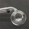 Oil Burner Pipes Glass Bent Type Small Colorful Hand Pipe 14cm Curved Balancer Tobacco for Smoking