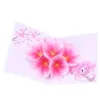 Pink Peach Blossom Birthday Party Decorations Kids Greeting Cards Birthday Party Favors 3d Birthday Pop Up Cards