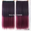 Ombre escuro para azul cosplay grampo de cabelo na extensão do cabelo em linha reta sintético mega almofada de cabelo popular women039s peruca accesso9289375