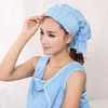 1pc Mikrofaser Weiches Haar Trocknen Handtuch Haar Schnell Trocknende Wrap Cap Nette Hohe Absorbierende Wasser Bad Hut Handtuch hause Badezimmer