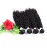 indian curly hair jerry kinky curly virgin hair tight weave 3pieces human hair bundles free dhl