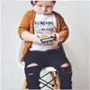 Mode Baby Gat Ripped Kids Jeans Meisjes Jongens Broek Skinny Broek Kleding Zuigelingskleding Peuter A2107