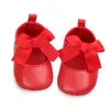 Zapatos de bebé recién nacidos zapatos de bebé Big Bow Dance Ball Zapato infantil suave suela Primer caminante zapatos