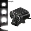 8000Lumen 2x XM-L2 LED Rowerowa Front Rower Rowerowy Lekki Reflektor Headlamp Outdoor Bike Light Akcesoria Jan 20