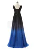 Katar 2023 Elie Saab Evening Prom Sukienki Pas Pasek Bez pleców Kolor Black Szyfonowy Formalne okazja suknie imprezowe Real POS Plus 308p