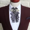 Mężczyźni Bowtie 13 Kolory Dostosuj klamrę Siatka Stripe Bow Tie Get Żlubów Bowties Dla Dnia Ojca Krawat Boże Narodzenie prezent