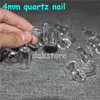pipe buckets banger quartz Titanium nail domeless 18 mm 14mm 10mm size 4mm thickness silicone water bubbler bong