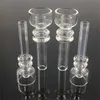 100% Kwarcowy Domy Paznokci 14mm 18mm Producent Bubbler Zapas Medical Grade Glass Bong Direct Wstrzyknięcie Element do fajek wodnych